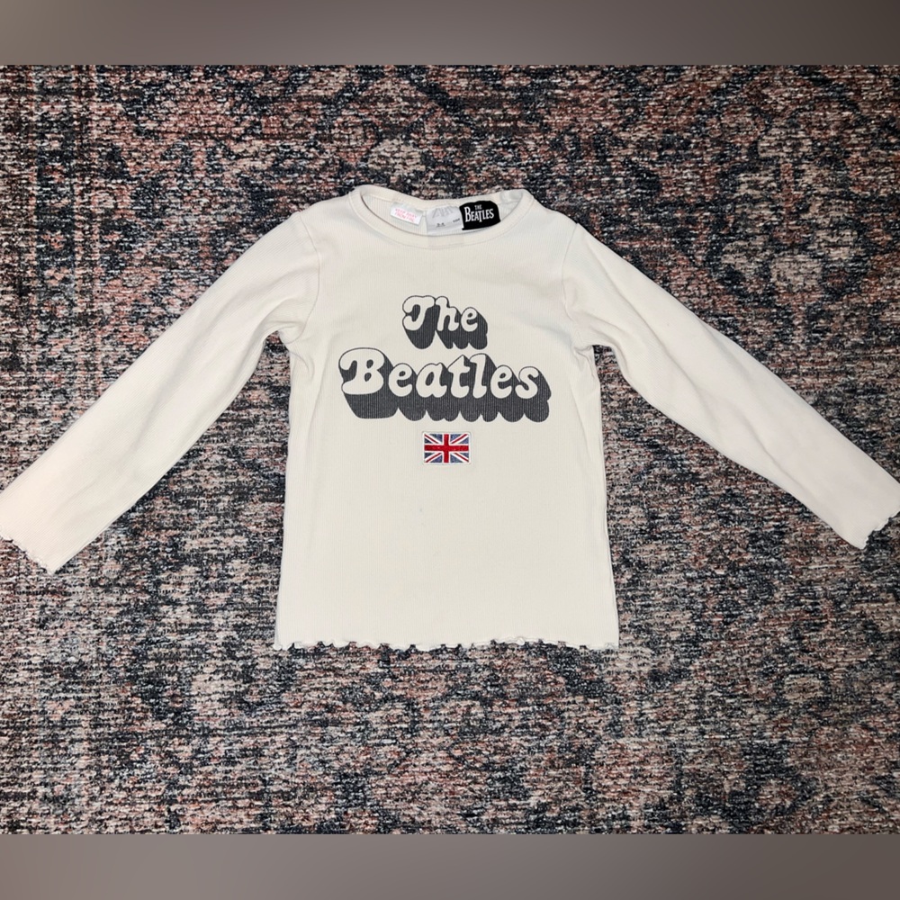 Zara Girls Ribbed Beatles Tee